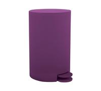 MSV PAPELERA OSAKI DE 3L DE CAPACIDAD EN COLOR PURPURA CON PEDAL PARA UNA FACIL APERTURA, FABRICADA EN POLIPROPILENO