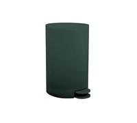 MSV Papelera Osaki 3 L, tapa y pedal, contenedor interior extraíble, compacta - Verde oscuro