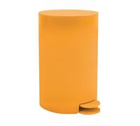 MSV PAPELERA OSAKI DE 3L DE CAPACIDAD EN COLOR AZAFRAN CON PEDAL PARA UNA FACIL APERTURA, FABRICADA EN POLIPROPILENO