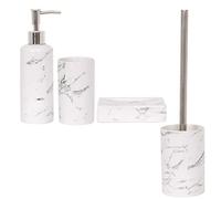 Msv Pk981 Colección De Artículos De Baño Diseño "Toscana", Blanco