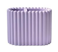 MSV - Porta Cepillos de Dientes Keoni Lavanda en Poliresina, 14,4 x 6,5 x 8,3 cm, Elegancia y Práctica para su Baño, Accesorio de Decoración Único