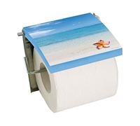 MSV PORTAROLLO Paraiso, Acero Inoxidable, Multicolor, 13x15x11.5 cm