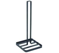 MSV Portarrollos de Papel de Cocina (14 x 14 x 32,5 cm), Color Negro, Blanco Mate, 32,5x14x14 cm