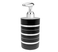 MSV STENDAL Dispensador de Jabón de Acero Inoxidable Blanco y Negro