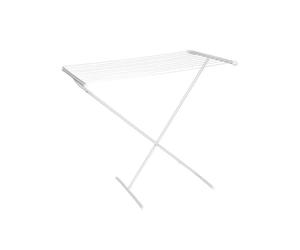MSV - Tendedero de Ropa de 1 Nivel - Acero Blanco - Capacidad de Secado: 10 m - Dimensiones: 81 x 55 x 83 cm - Resistente a la corrosión - para Uso en Interiores y Exteriores - Práctico y Duradero