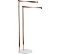 MSV - Toallero Milos de Acero Inoxidable con 3 Barras (22 x 18 x 89 cm, Multicolor, 30 x 20 x 15 cm