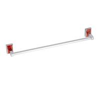 MSV TOALLERO Mural DE CINC Cromado Alba, Plateado, 53.2x7.4x6 cm