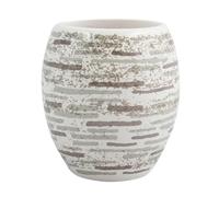 MSV Vaso de cerámica de ladrillo Beige