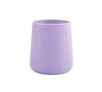 MSV - Vaso de Cerámica - Masonite Lavanda Mate - 300 ML - Práctico y Elegante para el Baño - Fácil de Limpiar - Resistente a la Humedad - 8.5 x 8.5 x 10 cm