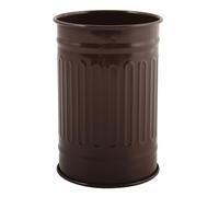 MSV - Vaso Habana - Acero - 7.3 x 11.5 x 7.3 cm - Elegante y Práctico para tu Baño - Diseño Moderno - Ideal para Uso Diario - Chocolate