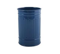 MSV - Vaso Habana - Acero - 7.3 x 11.5 x 7.3 cm - Elegante y Práctico para tu Baño - Diseño Moderno - Ideal para Uso Diario - Azul Oscuro