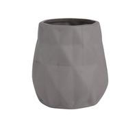 MSV Vaso Louxor, Gris, 11 X 8.5 X 8.5 Cm