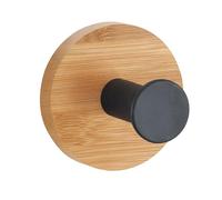 MSV YONO Gancho de Pared de bambú y Negro Mate