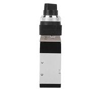 MSV86522 - TB 2 - Posición 5 - Interruptor de válvula mecánica con botón, válvula neumática de encendido-apagado roscada para sistemas de control de aire, válvula de pulsación de a