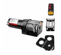MSW Cabrestante Todoterreno PROPULLATOR 3500-B (Fuerza de tracción: 1.590 kg / 3.500 lbs, Motor de imanes permanentes, 12 m Cable, Dimensiones del tambor: Ø 32 mm, incl. polea de reenvío)