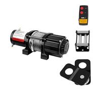 MSW Cabrestante Todoterreno PROPULLATOR 4500-A (Fuerza de tracción: 2.040 kg / 4.500 lbs, Motor de imanes permanentes, 15 m Cable, Dimensiones del tambor: Ø 41 mm, incl. polea de reenvío)