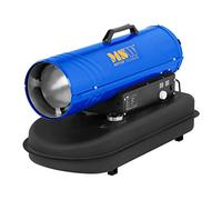 MSW Calefactor de gasoil Generador de aire caliente MSW-TB-DH-20000 (Potencia calorífica 20 kW, 38 L, Consumo de diésel 1,88 kg/h, Flujo de aire máximo 550 m³/h)