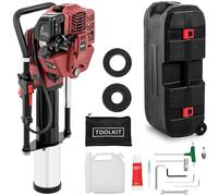 MSW Clavadora De Estacas Y Postes Con Motor HT-PILOT-1500 (Frecuencia de impacto: 700-1.350 golpes/min, Energía de impacto: 20-55 J, Potencia: 1.500 W)