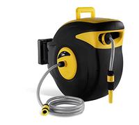 MSW Enrollador De Manguera Automático Portamangueras PRO-W 30 (30 m, Enrollador automático, Presión: 8 bar, Carcasa de plástico)