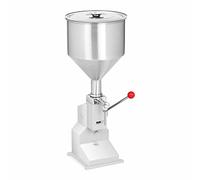 MSW Máquina De Llenado Manual Llenadora MSW-FMM-01 (Desviación máx. de 1%, Embudo de 10,6 L, Capacidad de llenado de 5-50 ml)