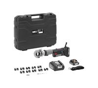 MSW-PRTO1.0 Herramienta de Crimpado Hidráulica 16 a 300 mm² Prensado Hexagonal 60 kN 2,5-4 s Pantalla OLED Luz LED Operación con Una Mano para Aluminio y Cobre Alicates de Crimpado Batería Herramienta