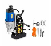 MSW Taladro Magnético MSW-MD32-ECO (1300 W, 18000 N, 600 rpm, Perforación de núcleo: Ø 35 mm, Profundidad 50 mm, Interruptor magnético RCD)