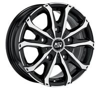 LLANTAS MSW MSW 48 VAN PARA FORD TRANSIT 7.5X18 5X160 GLOSS BLACK FULL POLI PUV