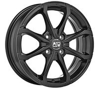 MSW X4 Matt Black 5.5x15 ET42 4x100 Llantas de aleación