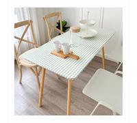 Mswborml A Cuadros Mantel con Banda Elástica, Antischizzo Mantel Elástico Ajustable Mesa Rectangular Impermeable, Elastico Manteles Antimanchas, Antischizzo Protector Mesa Comedor,F,90x160cm/35x63in