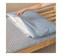 Mswborml Algodón Funda de Colchón para Japonés Colchón Futón, Tamaño Completo Protector de Colchón con Cremallera, Lavable en La Lavadora Tatami Cubierta de Polvo Sin Colchon,A,150x200cm/59x79in