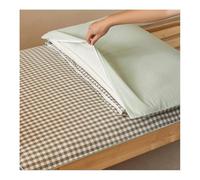 Mswborml Algodón Funda de Colchón para Japonés Colchón Futón, Tamaño Completo Protector de Colchón con Cremallera, Lavable en La Lavadora Tatami Cubierta de Polvo Sin Colchon,I,150x200cm/59x79in