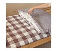 Mswborml Algodón Funda de Colchón para Japonés Colchón Futón, Tamaño Completo Protector de Colchón con Cremallera, Lavable en La Lavadora Tatami Cubierta de Polvo Sin Colchon,G,150x200cm/59x79in