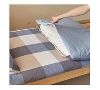 Mswborml Algodón Funda de Colchón para Japonés Colchón Futón, Tamaño Completo Protector de Colchón con Cremallera, Lavable en La Lavadora Tatami Cubierta de Polvo Sin Colchon,B,150x200cm/59x79in