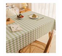 Mswborml Impermeable Mantel Antimanchas Rectangular, PVC Manteles para Mesa Rectangular Protector de Mesa Comedor, Sin Encoger Mantel de Mesa para Proteger Comedor, Restaurante,F,90x90cm/35x35in