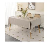 Mswborml Impermeable Mantel Mesa Rectangular Antimachas Lujo Manteles de Mesa, Lavable Protector de Mesa Comedor Resistente Al Agua para Fiesta Cenas en Comedor/Cocina/Cafetería,A,80x140cm/31x55in