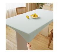 Mswborml Impermeable Mantel Rectangular Ajustable con Bordes Elásticos, Antiaceite Protector de Mesa Comedor, Suave Cubierta de Mesa para Exterior, Cocina, Pícnic, Camping,E,70x140cm/28x55in