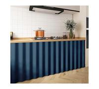 Mswborml Moderno Cortinas de Gabinete con Autoadhesivo Cortinas de Debajo del Fregadero Cortinas de Gabinete Lavadora y Secadora Cortinas para Armarios de Cocina Sin Puertas,B,L150xH70cm/59x28in