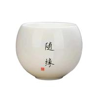 MSWgjYRQ Juego de tazas de té de porcelana Dehua con diseño de huevo de dragón japonés Kung Fu, juego de tazas de té de porcelana de jade y cordero (1 unidad, estilo 06)