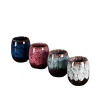 MSWgjYRQ Tazas de té de China, 1 pieza de horno que transforma la taza del maestro, taza de café de cerámica, simplicidad, taza de té de Kung Fu para el hogar, degustación creativa, juegos de tazas
