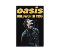 MSWVMWUK Oasis Knebworth1996 Imagen Artística Impresión Moderna Decoración Dormitorio Familiar Póster Impresión Sala de Estar Estética Lienzo Pared Dormitorio Jóvenes Chicas Decoración Sin