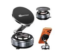 MSXTTLY Soporte Móvil Coche,Vmag-S2 2026 Ventosa Magnética, 360° Giratorio, Diseño Compacto para iPhone 18 Pro MAX - 17 16 15 14 13 12 e Android, Negro Rojo Verde