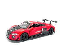 MSZ - Audi R8 LMS - Escala 1:32 - con Sistema Pullback- Rojo - Vehículo Coleccionable - Die Cast - +3 años (DEQUBE 948D00397)