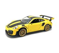 MSZ - Porsche 911 GT2 RS WP - Escala 1:32 - con Sistema Pullback- Amarillo - Vehículo Coleccionable - Die Cast - +3 años (DEQUBE 948D00396)
