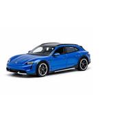 MSZ - Porsche Taycan Turbo S Cross Turismo - 1:36 - Azul - Vehículo Coleccionable - con Sistema Pullback - Die Cast - +3 años (DEQUBE 948D00423)