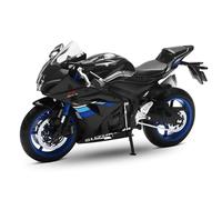 MSZ - Suzuki GSX-R1000 - Escala 1:12 -Negro - Vehículo Coleccionable - Die Cast - +3 años (DEQUBE 948D00425)