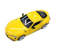 MSZ - Toyota Supra - Escala 1:31 - con Sistema Pullback- Amarillo - Vehículo Coleccionable - Die Cast - +3 años (DEQUBE 948D00379)