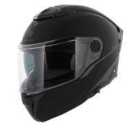 MT Atom 2 SV Casco de moto modular sólido negro mate