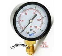 Mt bk manometros - Manometro esfera seca dn50 conexión inferior laton 0-10bar