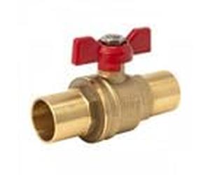 Mt bk - Valvula esfera laton soldar pn30 mando palomilla 18