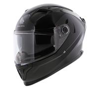MT Braker SV casco sólido negro brillante